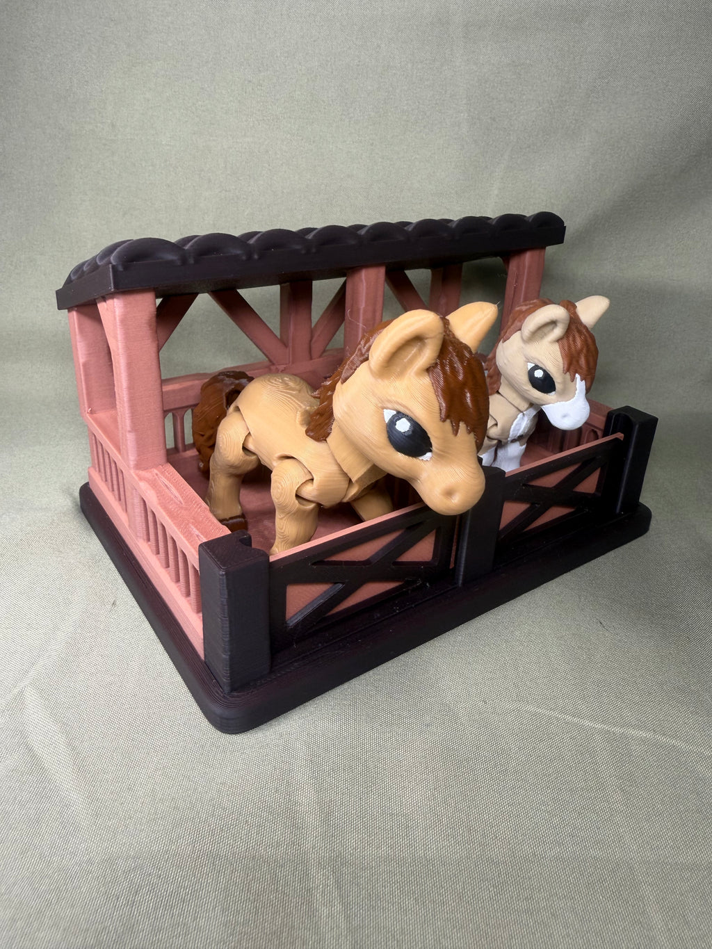 3D Printed Horse Barn Play Set