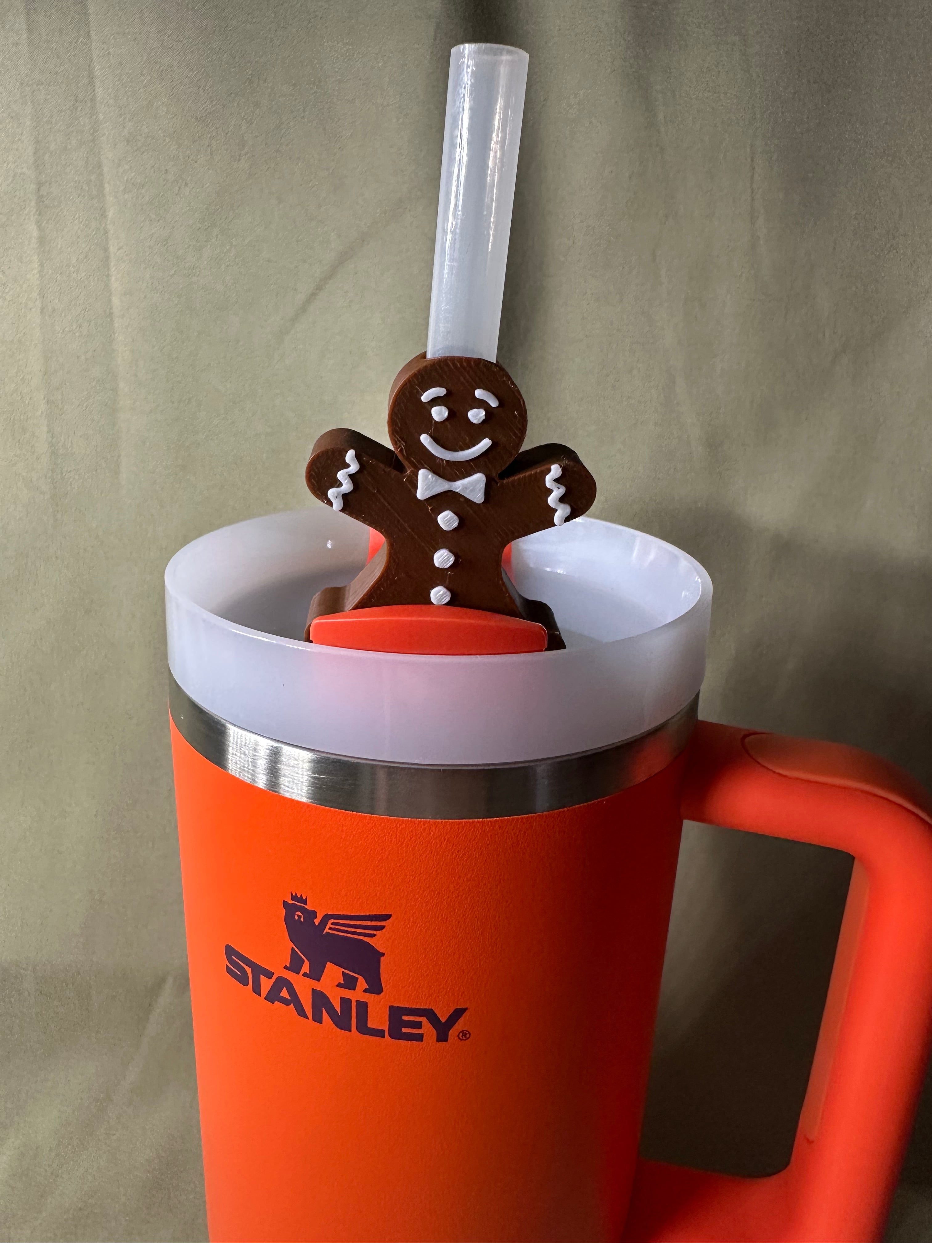 Gingerbread Straw Topper