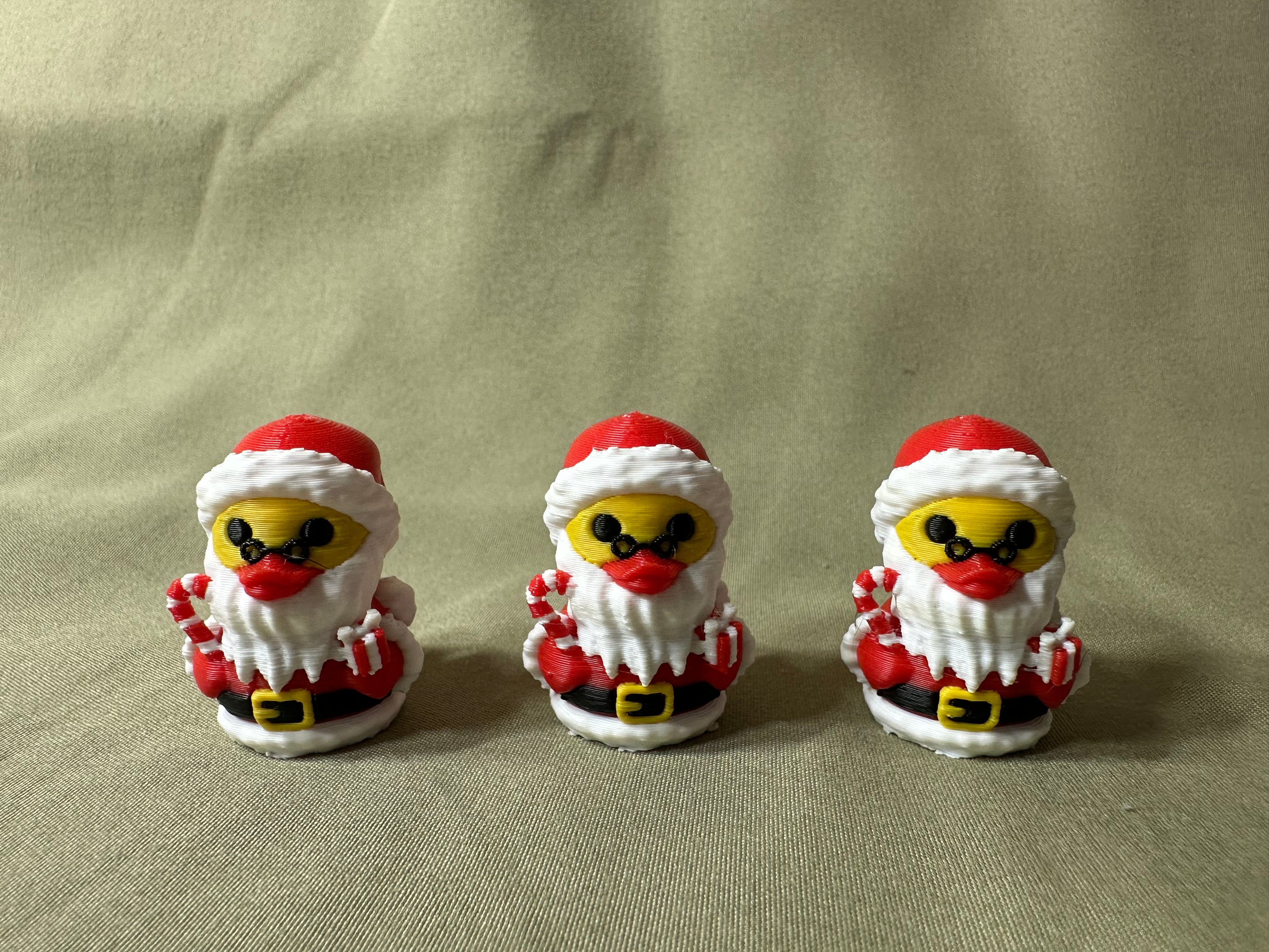 Santa 3d Printed Duck
