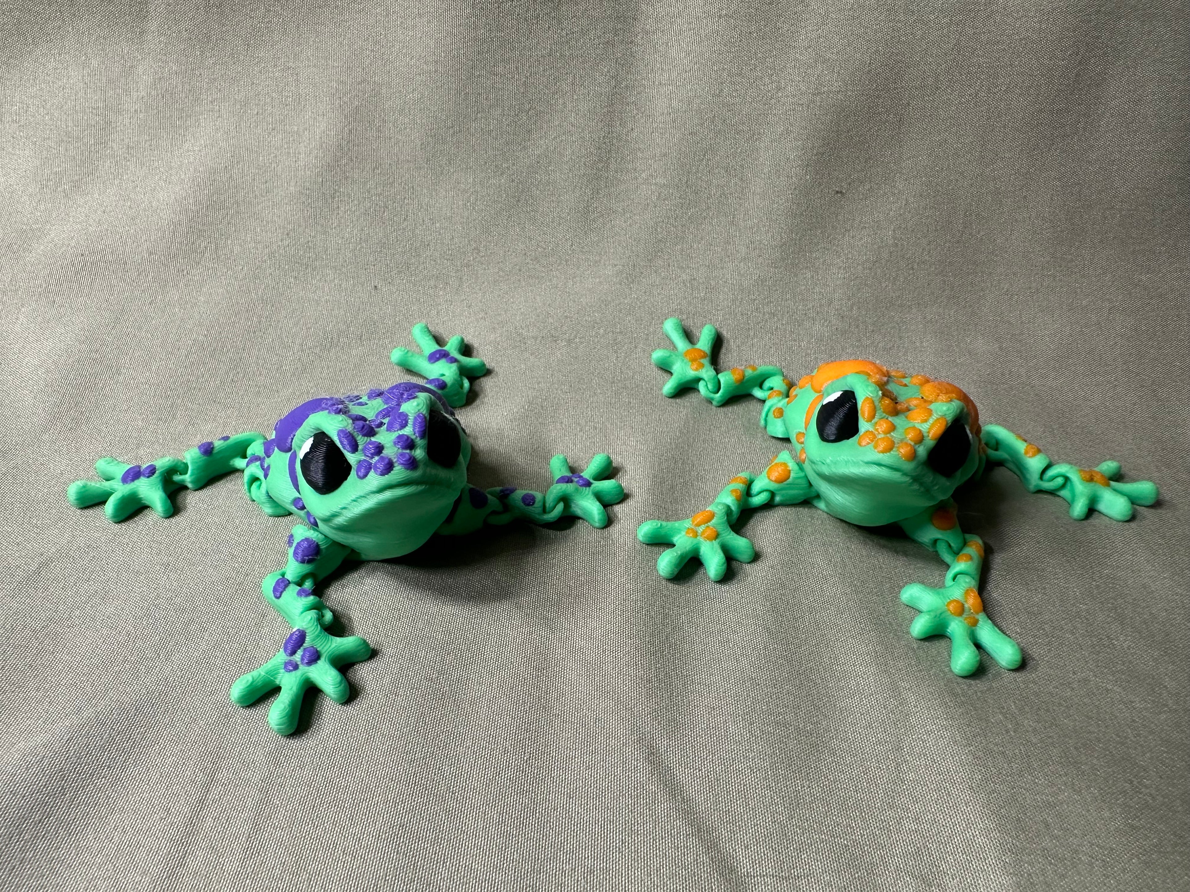 Poisonous 3d Toy Frog