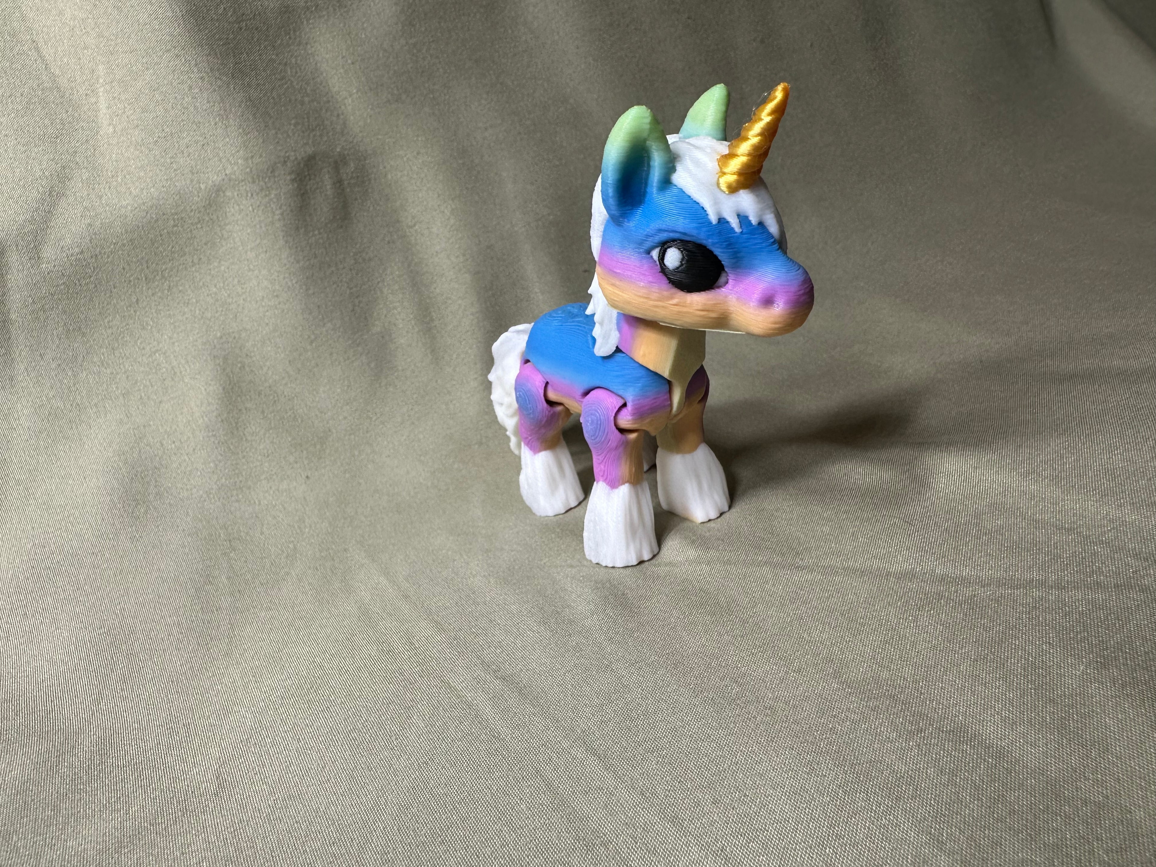 Rainbow 3d Unicorn