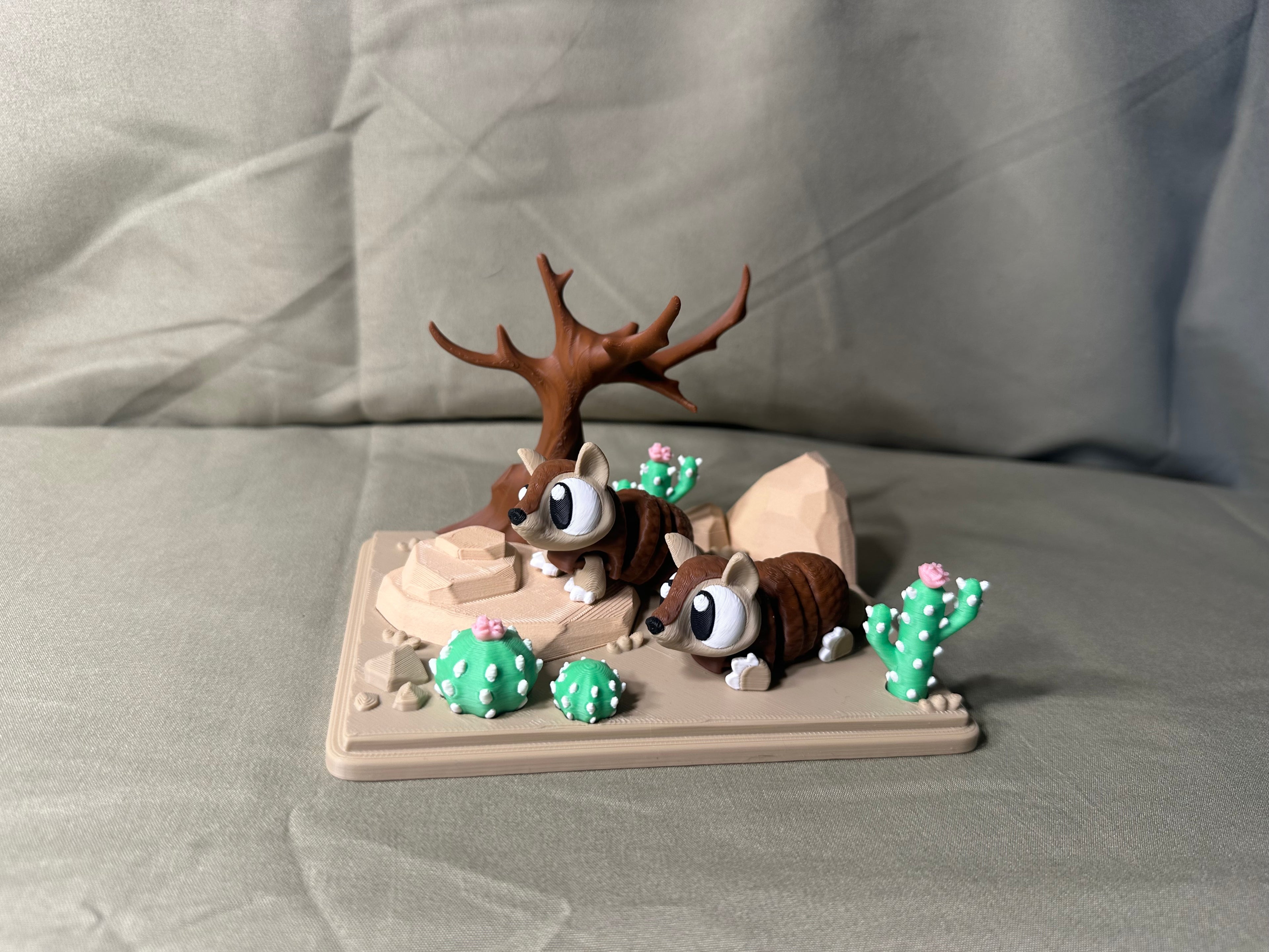 3D Printed Armadillo playset