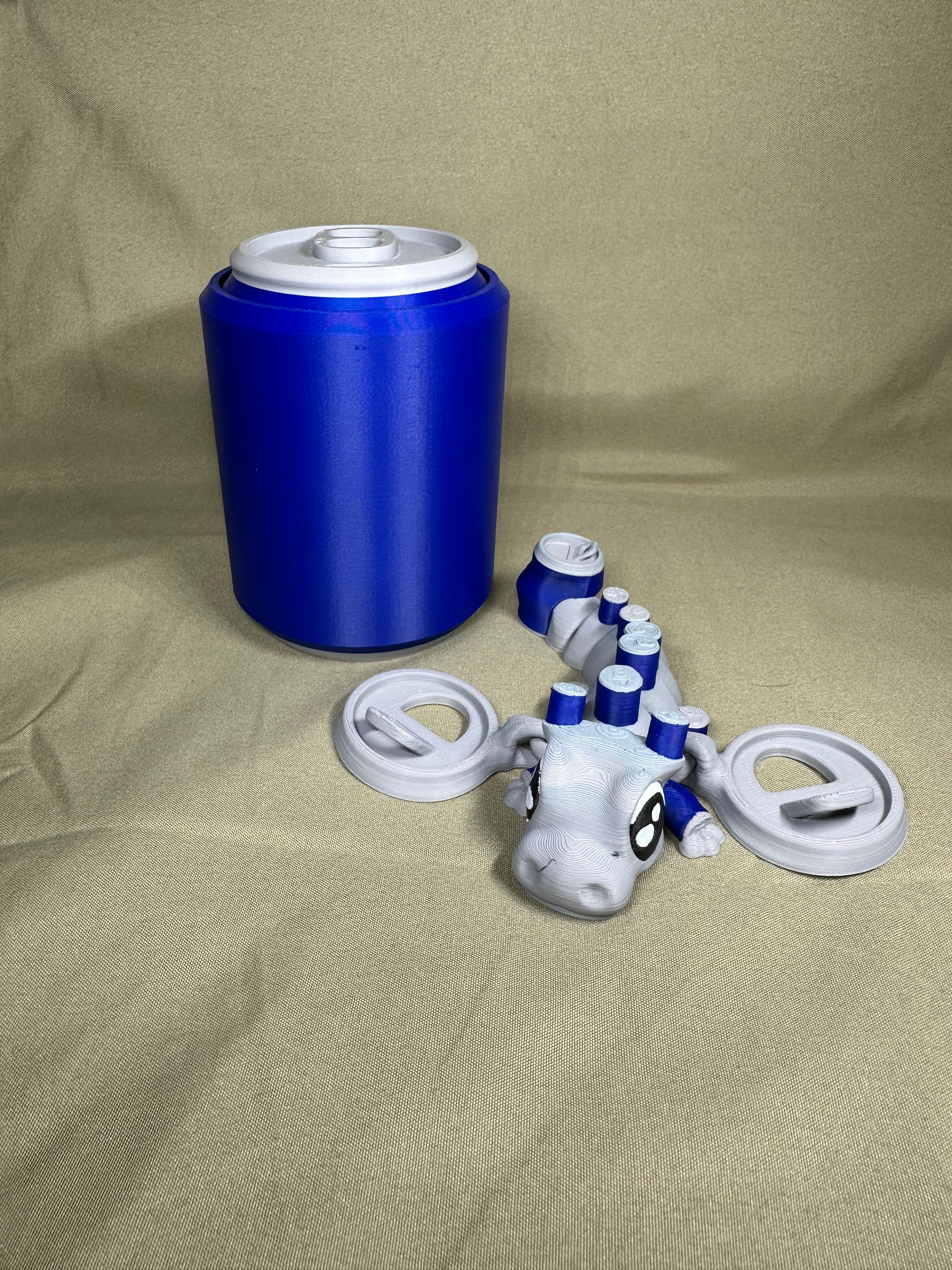 Soda Pop 3d printed Dragon Set